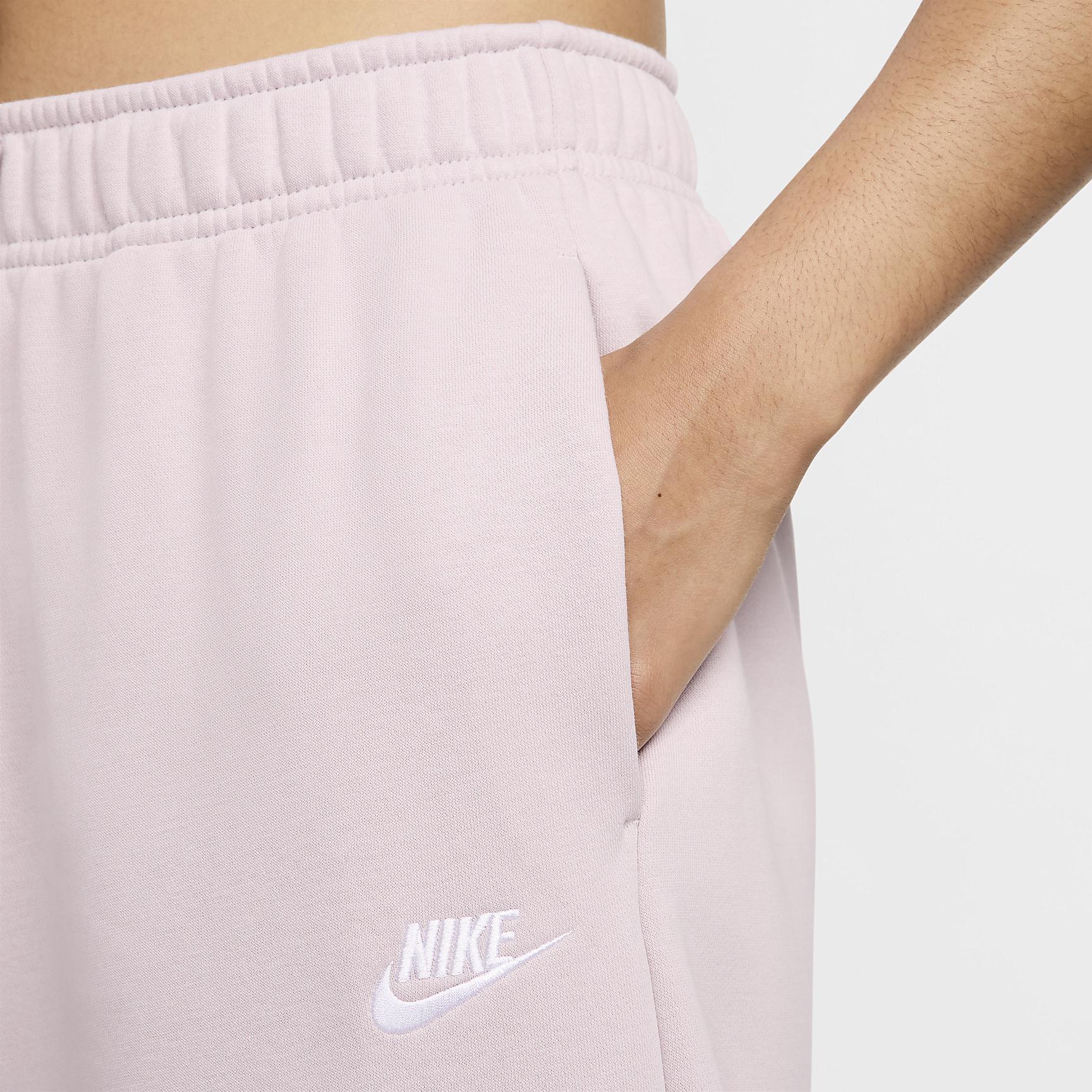 Womens Nike Sportswear Club Fleece Mid-Rise Oversized Sweatpants Product Image