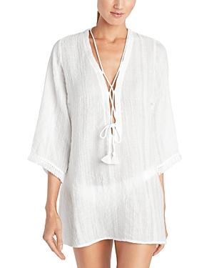 Robin Piccone Natalie Front Tie Tunic Swim Cover-Up Product Image