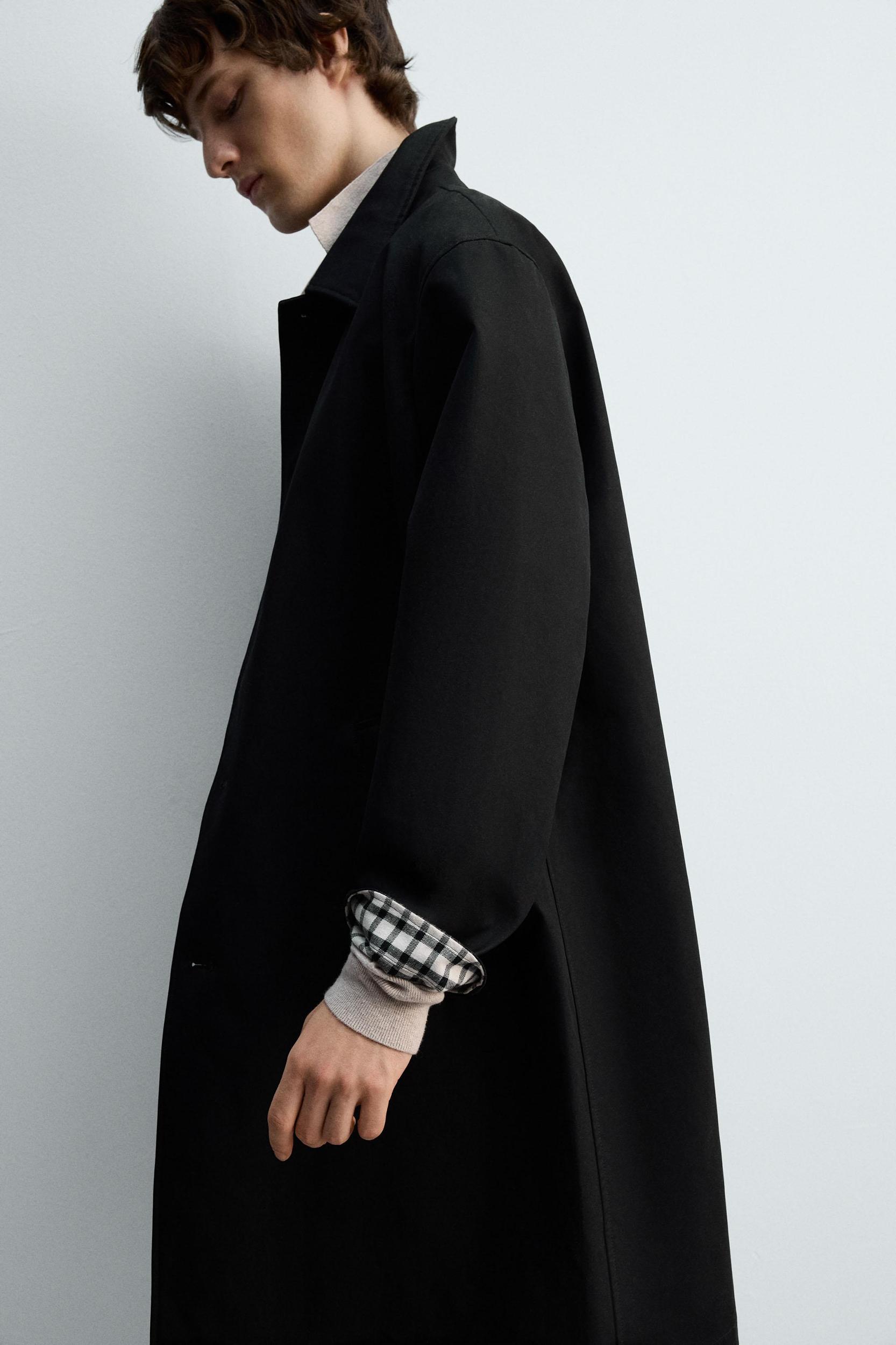 LIMITED EDITION CHECK COMBINATION TRENCH COAT Product Image