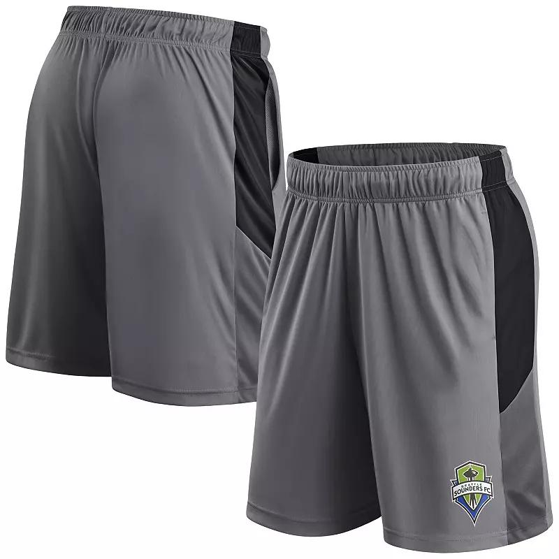 Men's Fanatics Gray Phoenix Suns Practice Performance Shorts,  Product Image