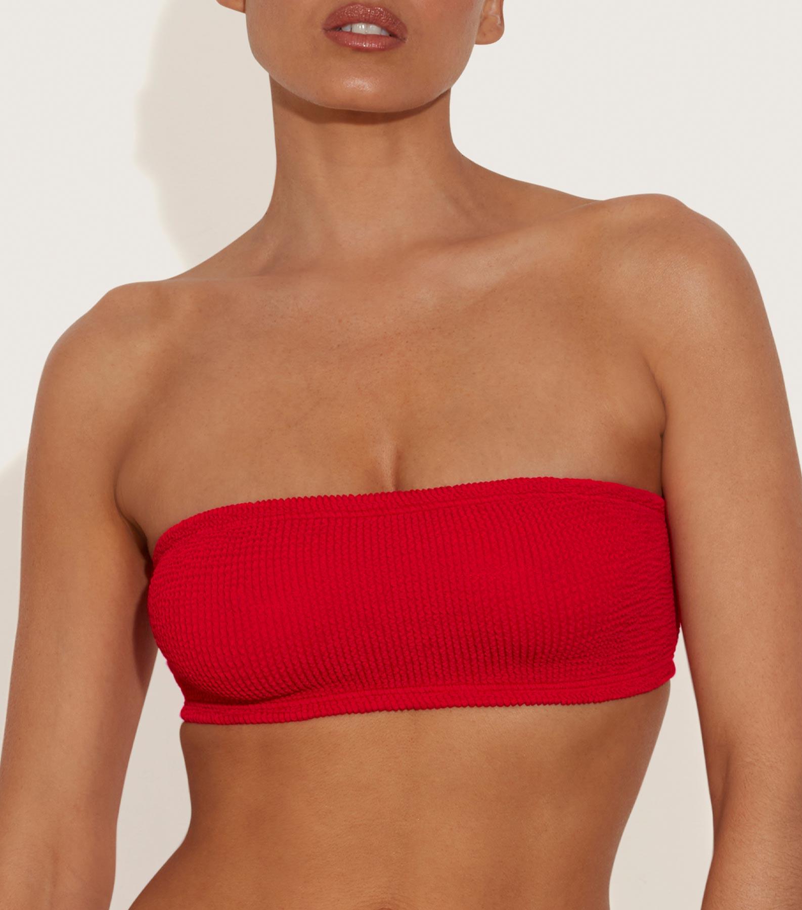 Bandeau Bikini Top - Red Product Image