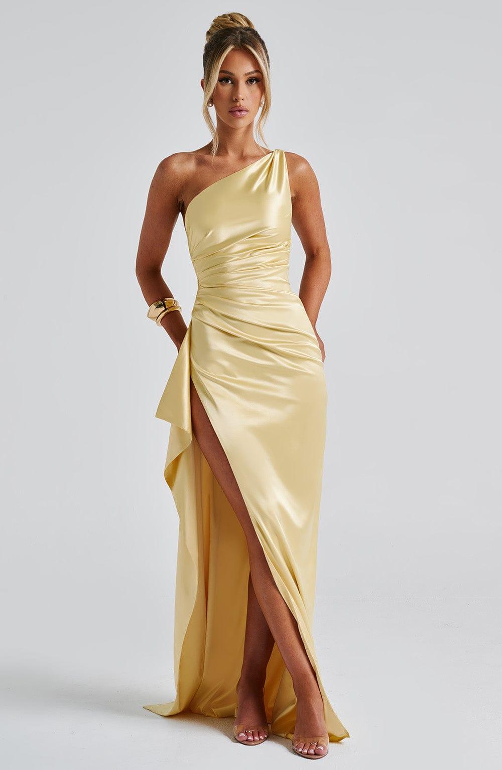 Ariel Maxi Dress - Lemon Product Image