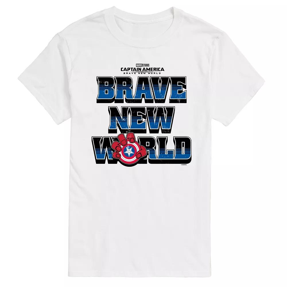 Men's Marvel Captain America Brave New World Graphic Tee,  Product Image