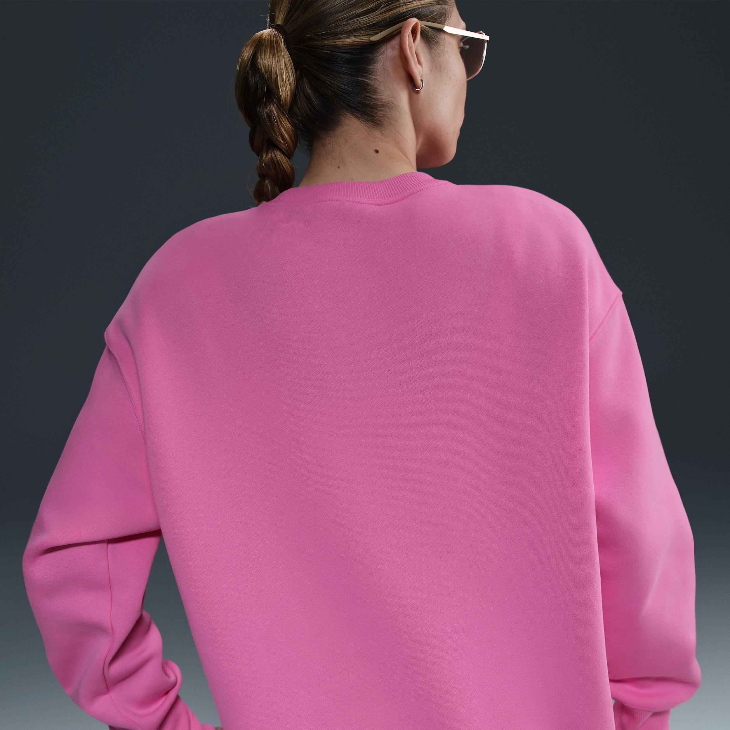 Womens Nike Sportswear Phoenix Fleece Oversized Crew-Neck Sweatshirt | FZ4270-675 Product Image