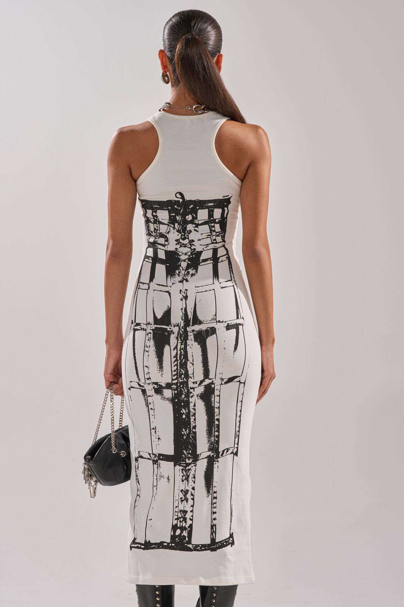 BREAK FREE PRINTED MIDI DRESS Product Image