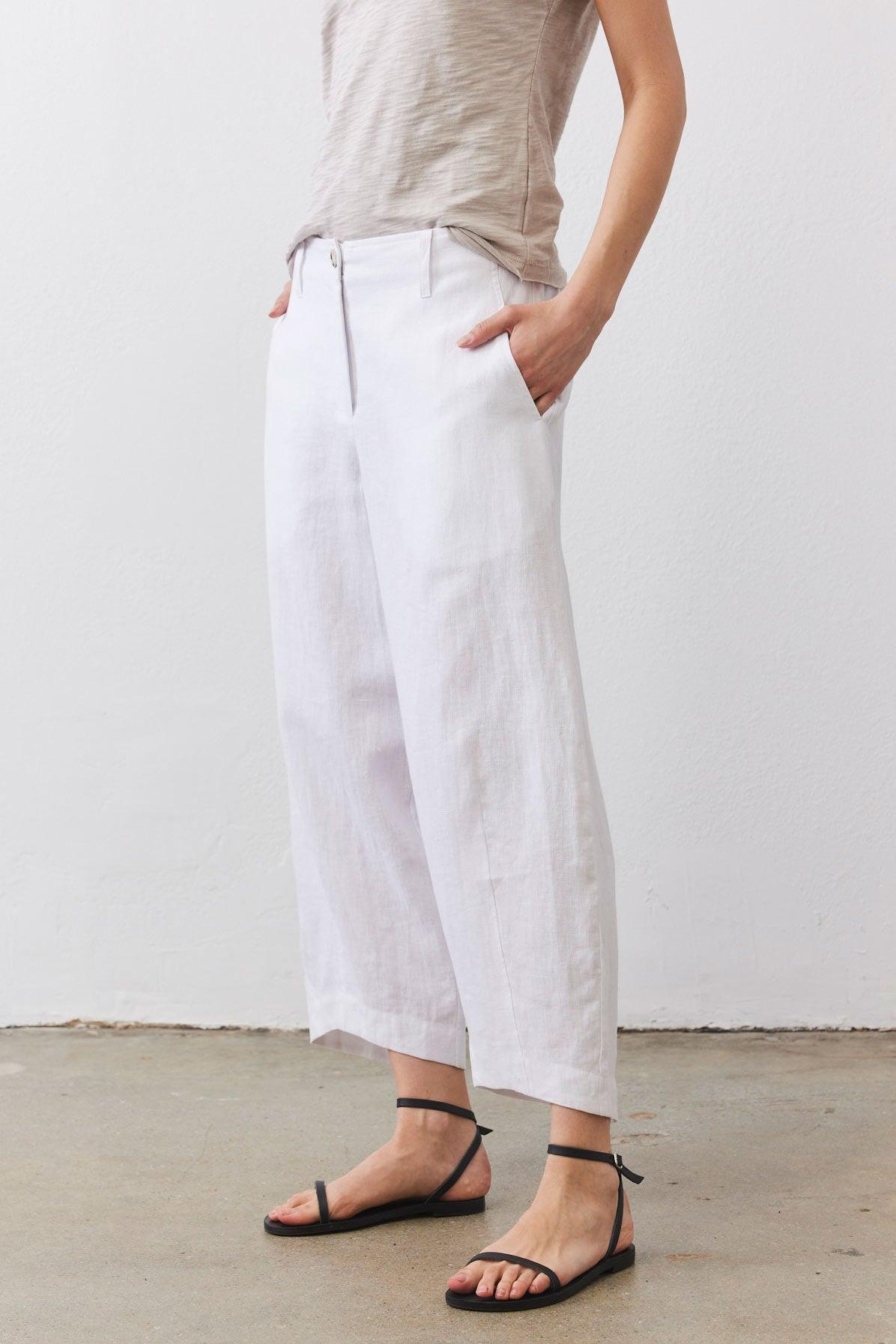Carefree Wide Leg Linen Pants Product Image