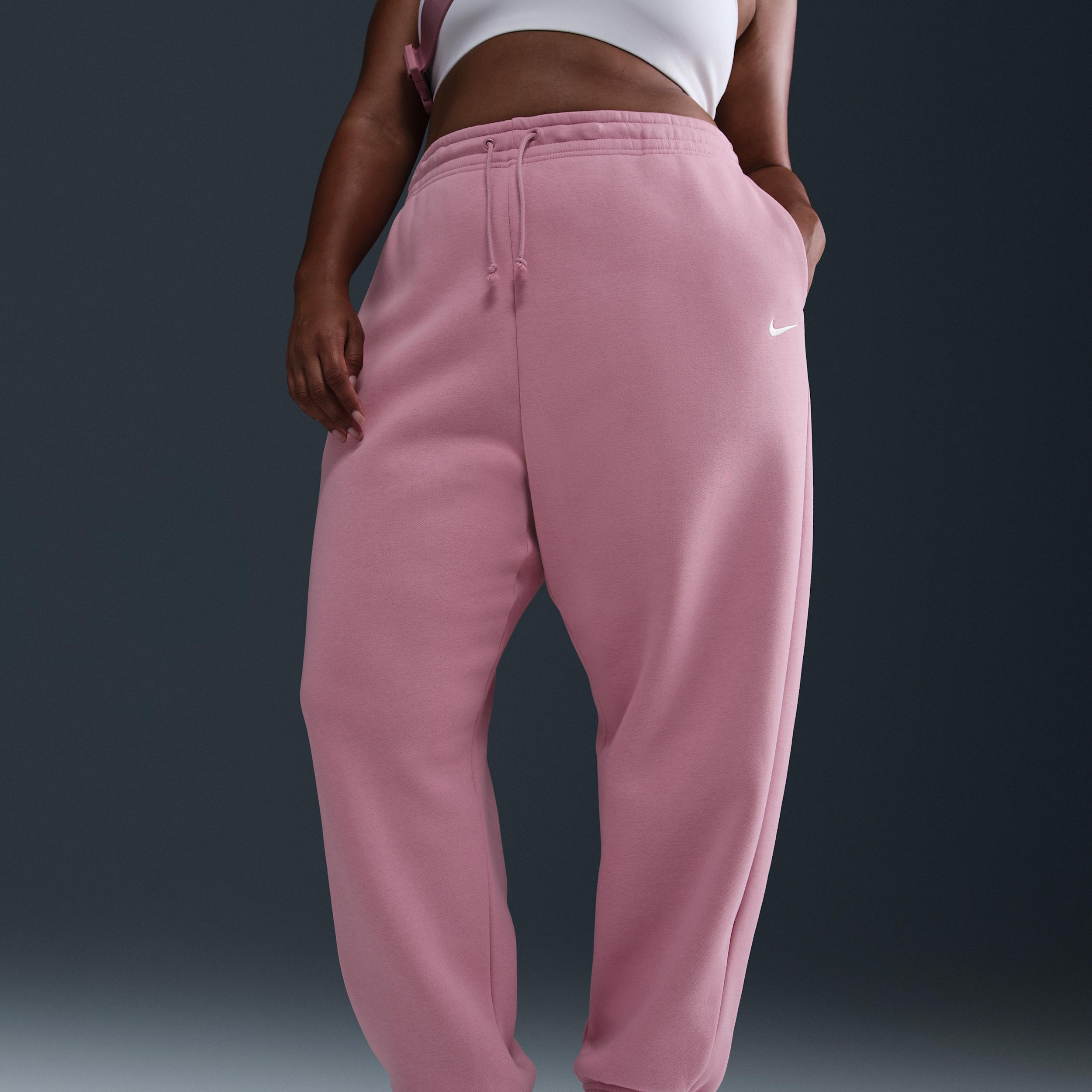 Women's Nike Sportswear Phoenix Fleece High-Waisted Oversized Sweatpants (Plus Size) Product Image