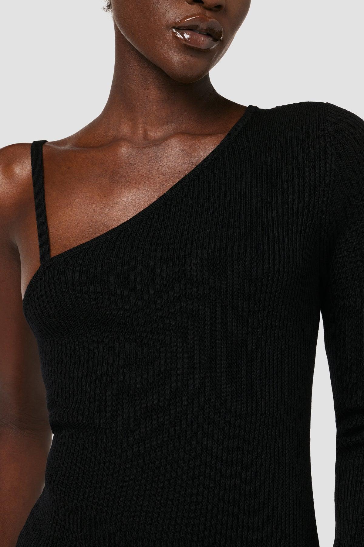 Asymmetrical Long Sleeve Dress Female Product Image