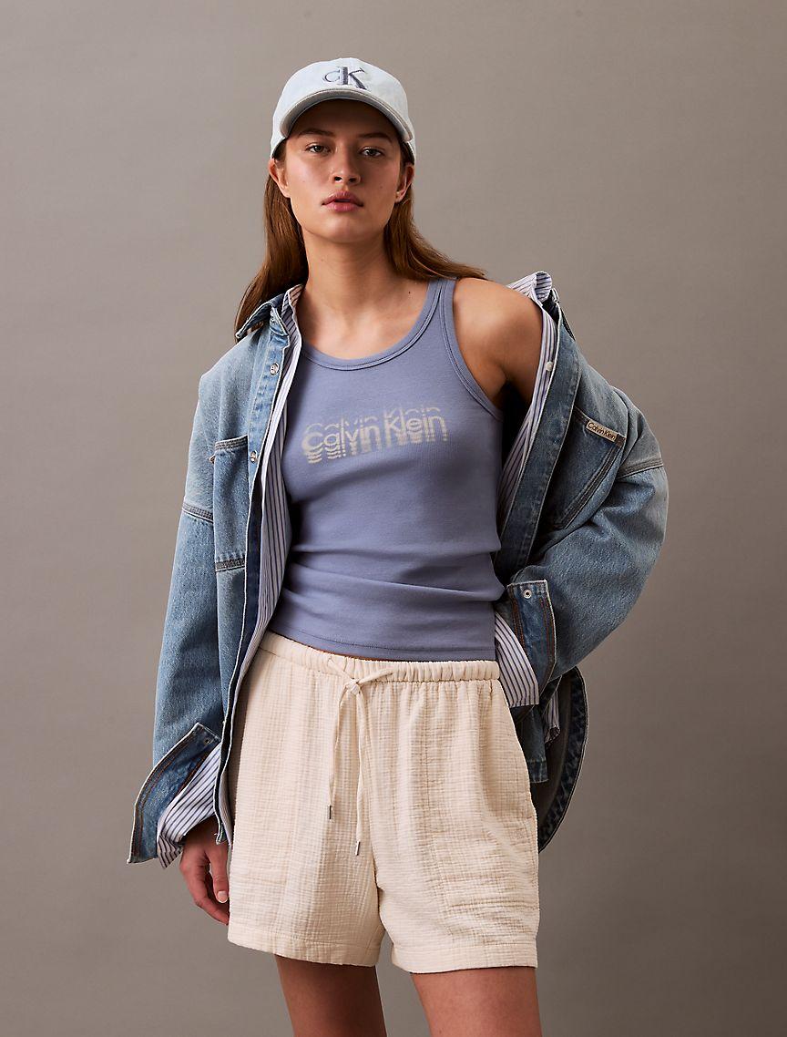 Double Gauze Pull-On Short Product Image