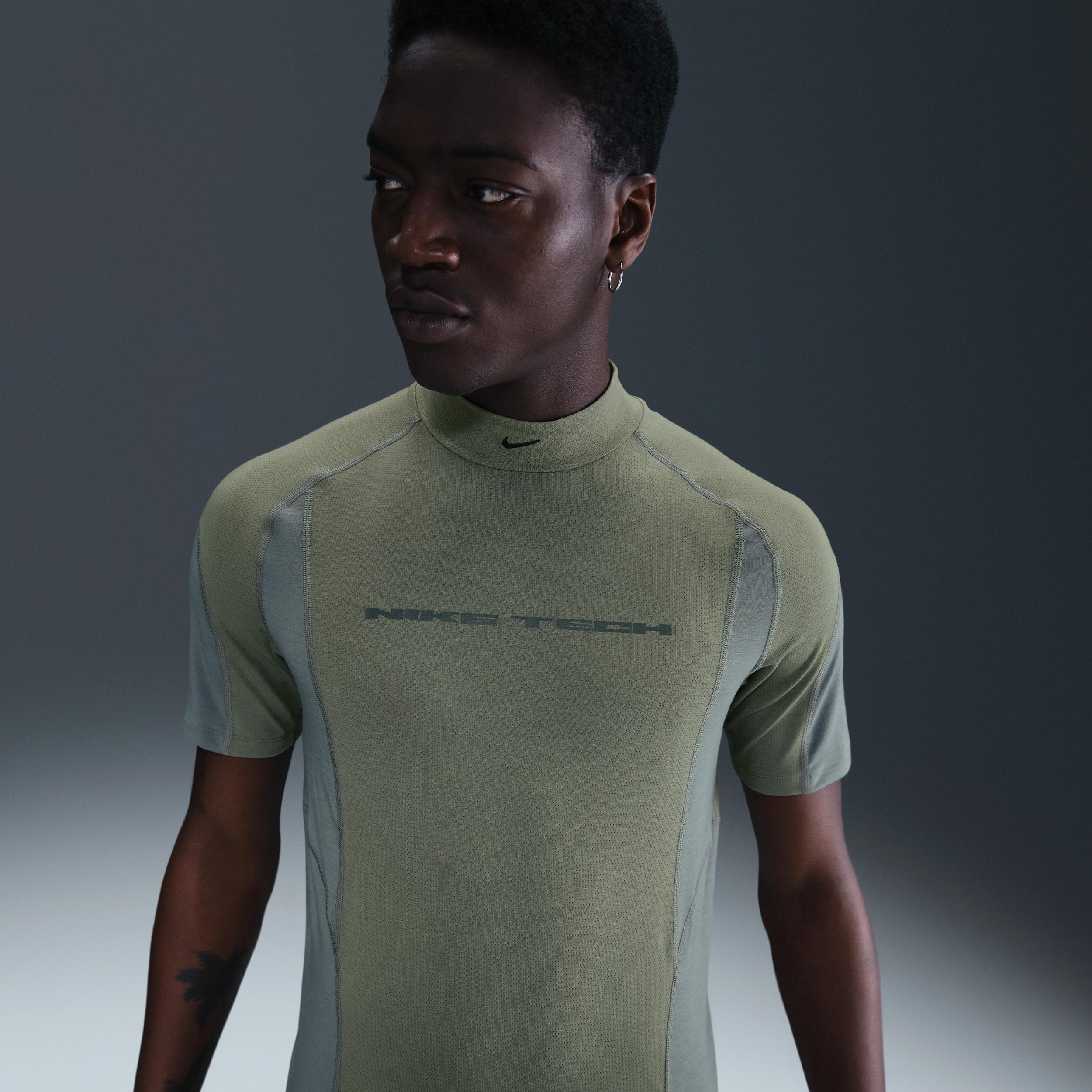 Nike Mens Tech Dri-FIT Short-Sleeve Base Layer | IB1522-100 Product Image