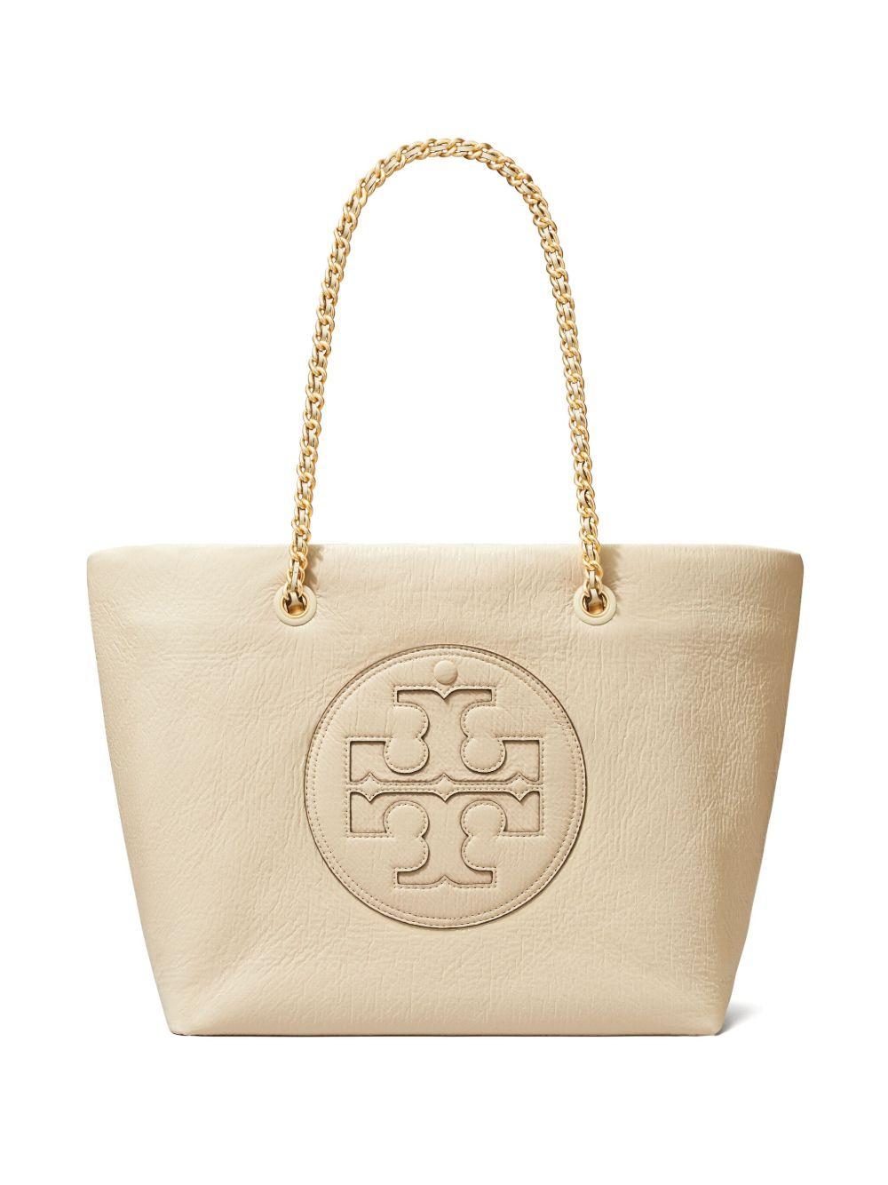 Ella Chain patent-leather tote bag Product Image