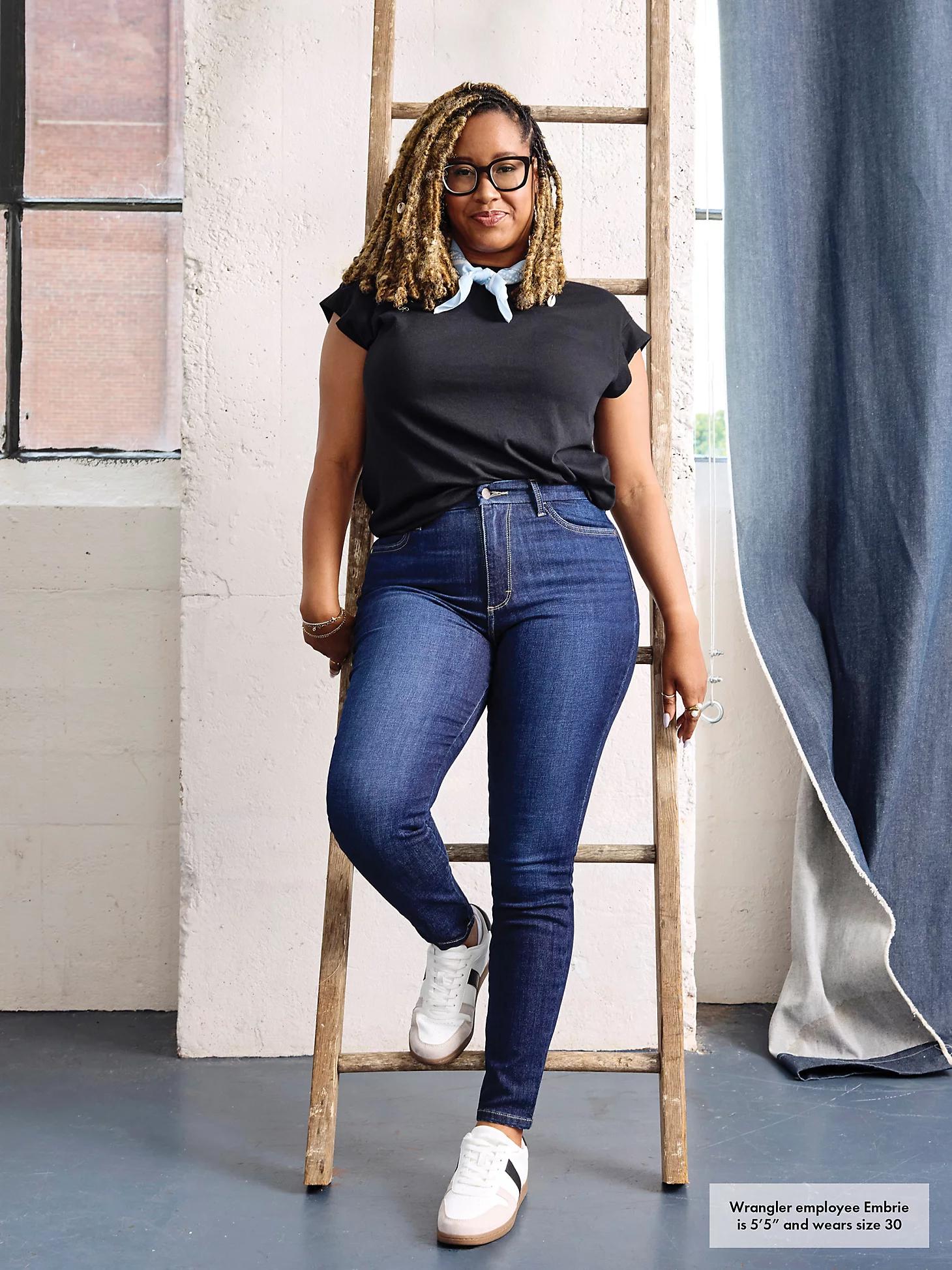 Women's Wrangler Bespoke High Rise Skinny Jean | Women's JEANS | Wrangler® Product Image