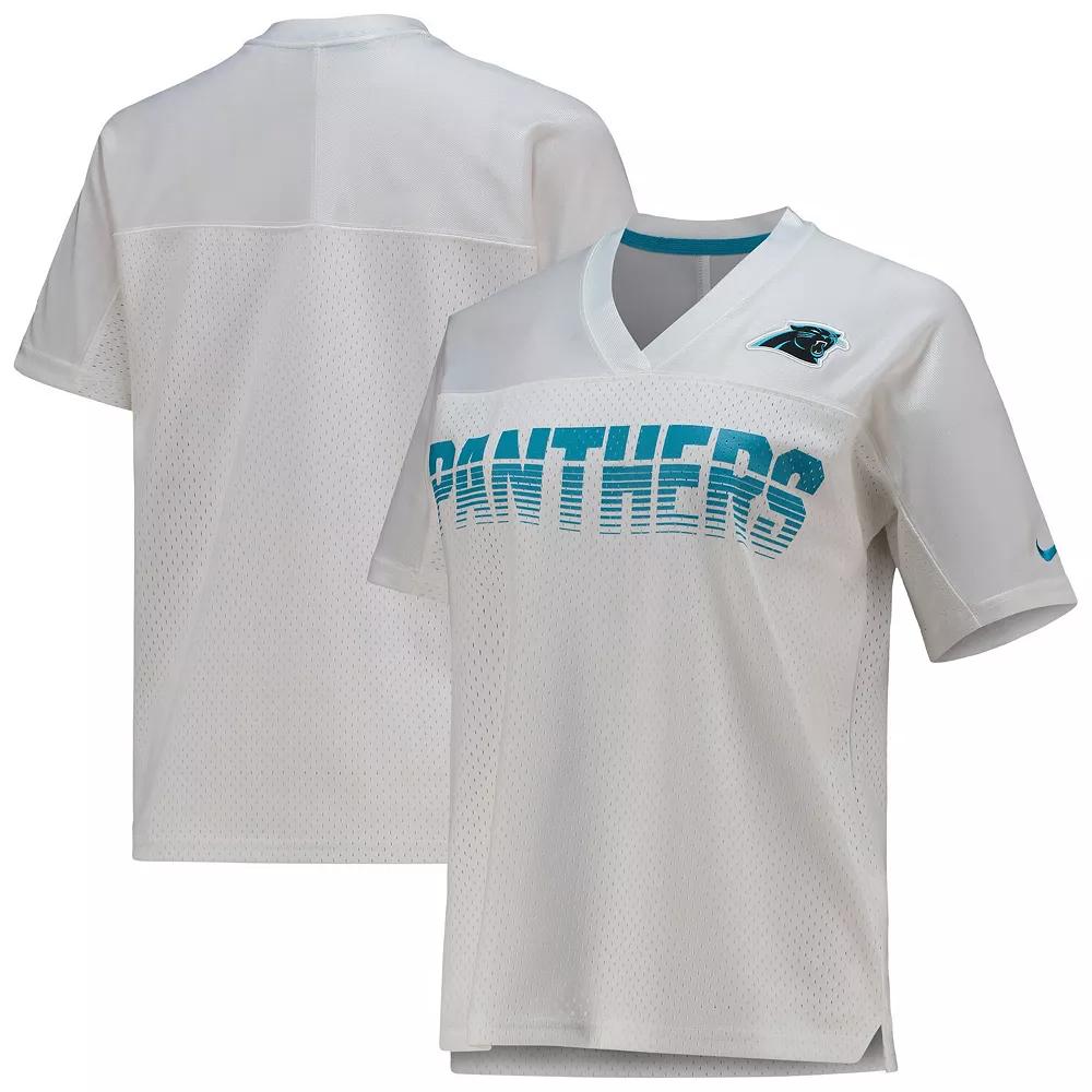 Women's Nike White Carolina Panthers Fan Replica Jersey,  Product Image