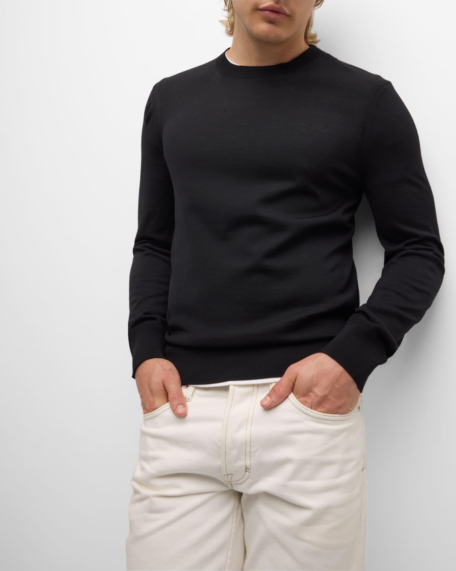 Men's Fine-Gauge Wool Sweater Product Image