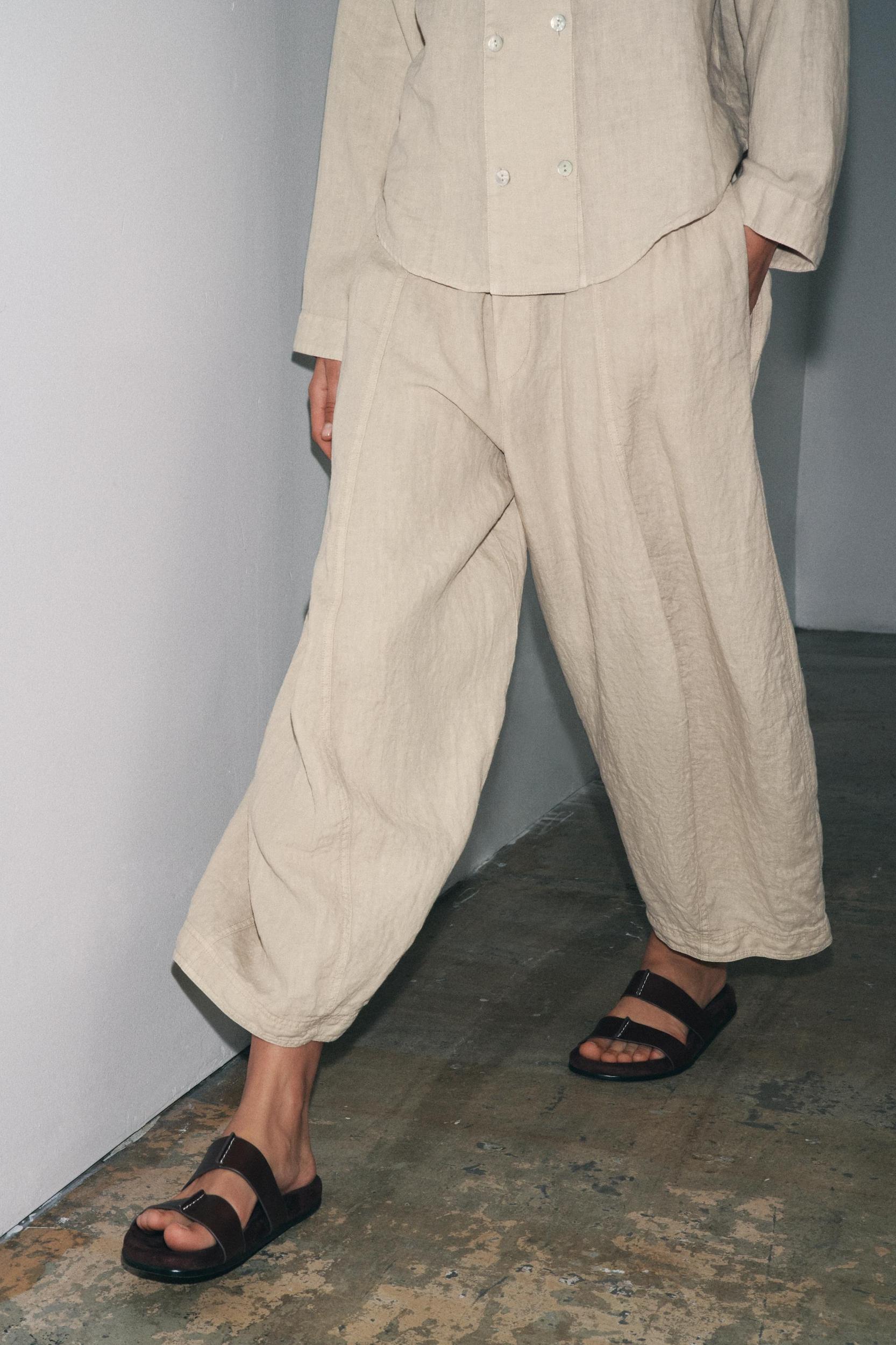 ZW COLLECTION LINEN PANTS Product Image