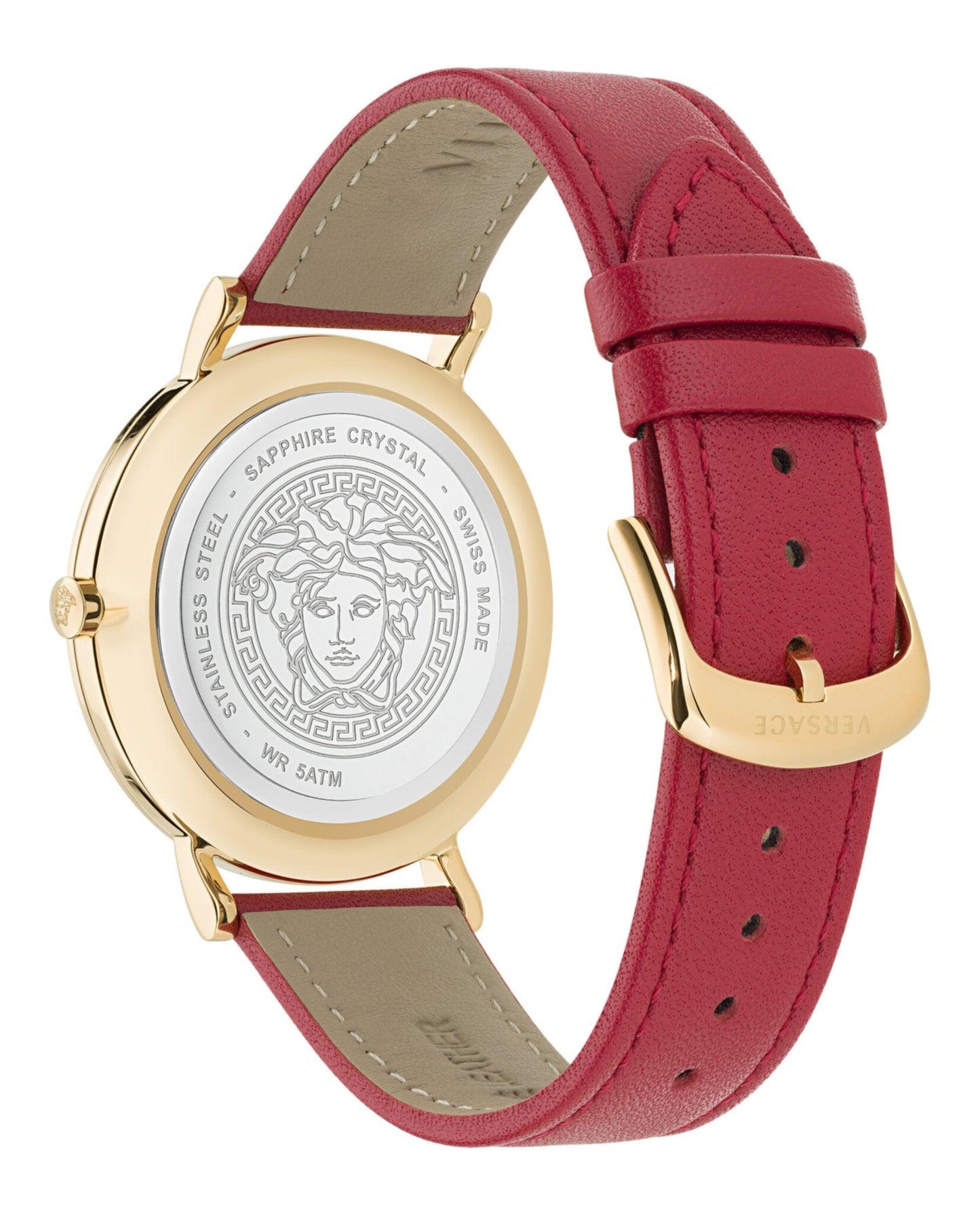 Versace V-Eternal Leather Watch Product Image