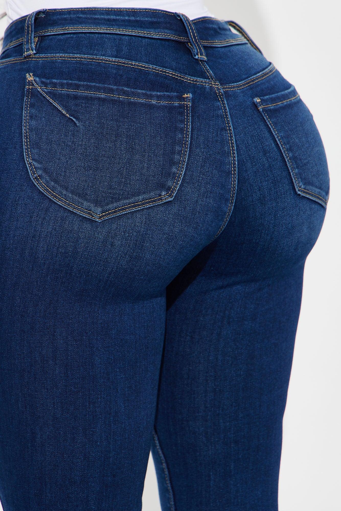 Friday Nights Scultpting Skinny Jeans - Dark Wash Product Image