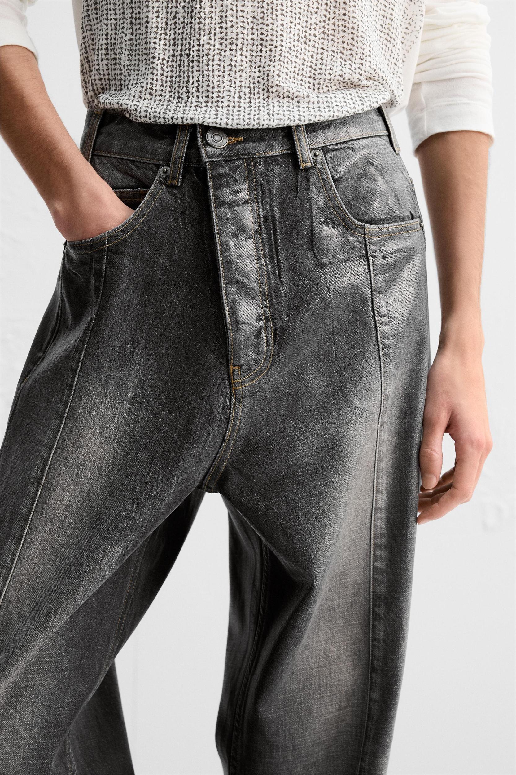 WAXED EFFECT JEANS LIMITED EDITION Product Image