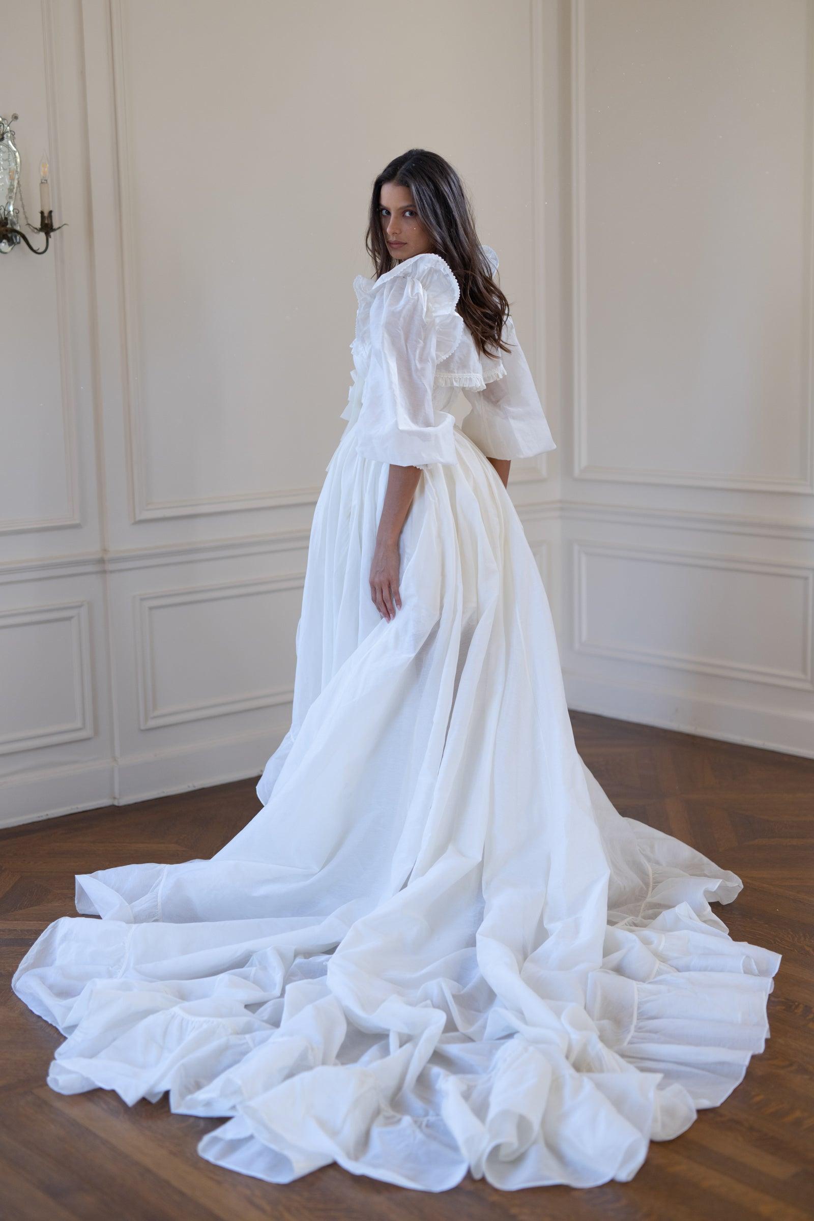 The Ivory Organdy Cake Shop Dress Product Image