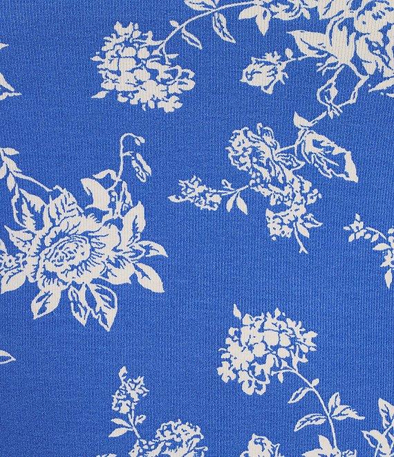 Copper Key Knit Floral Print T-Shirt Product Image