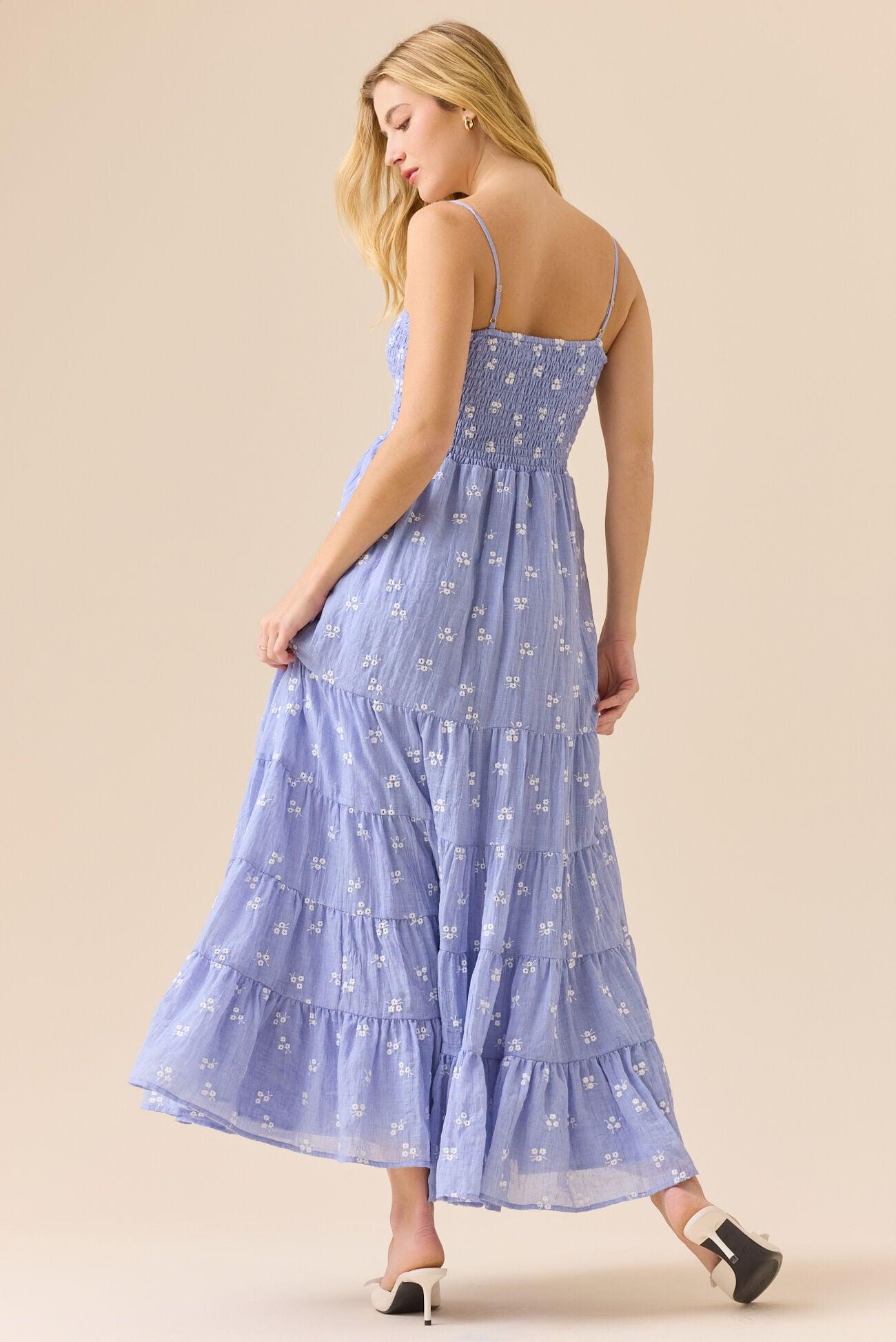 Baylor Embroidered Maxi Dress Product Image