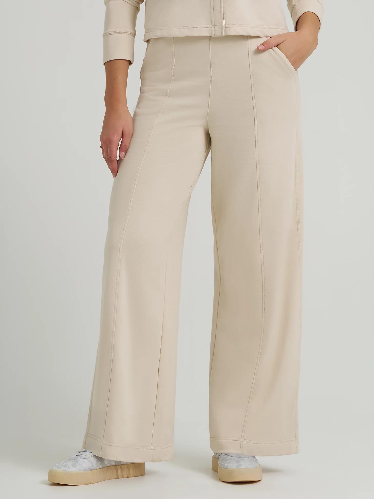 Women's Wide Leg Pull On Knit Pant | Women's Pants | Lee® Product Image