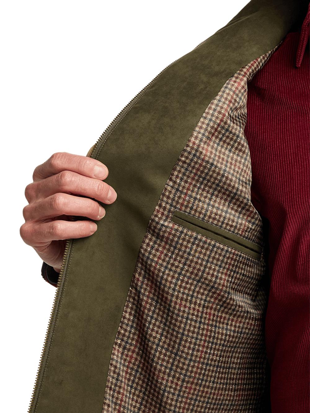 Microsuede Vest - Green Product Image