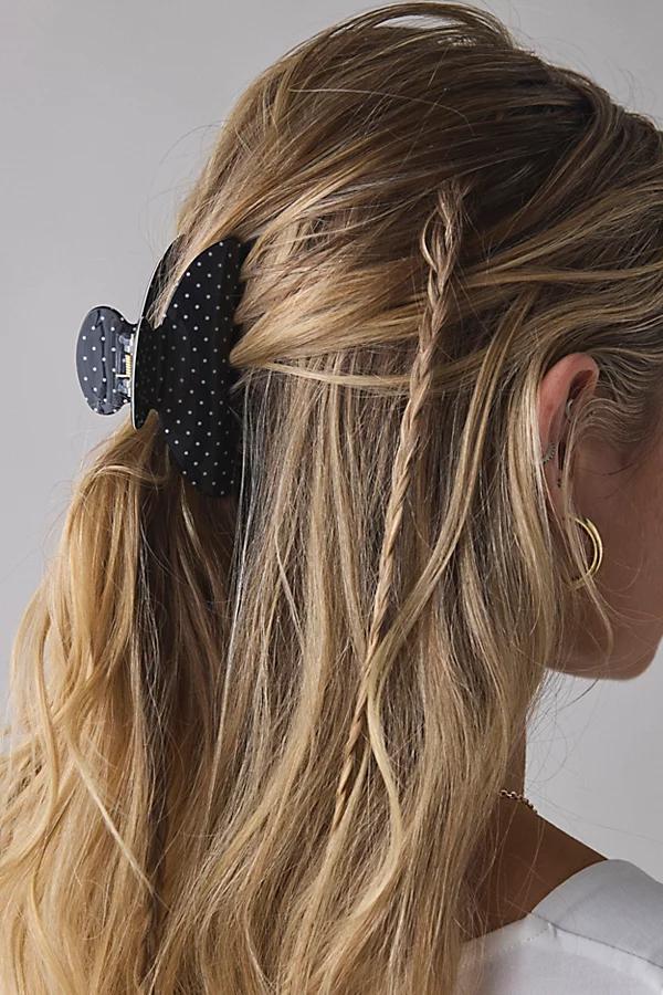 Printed Polka Dot Claw Clip Womens at Urban Outfitters Product Image