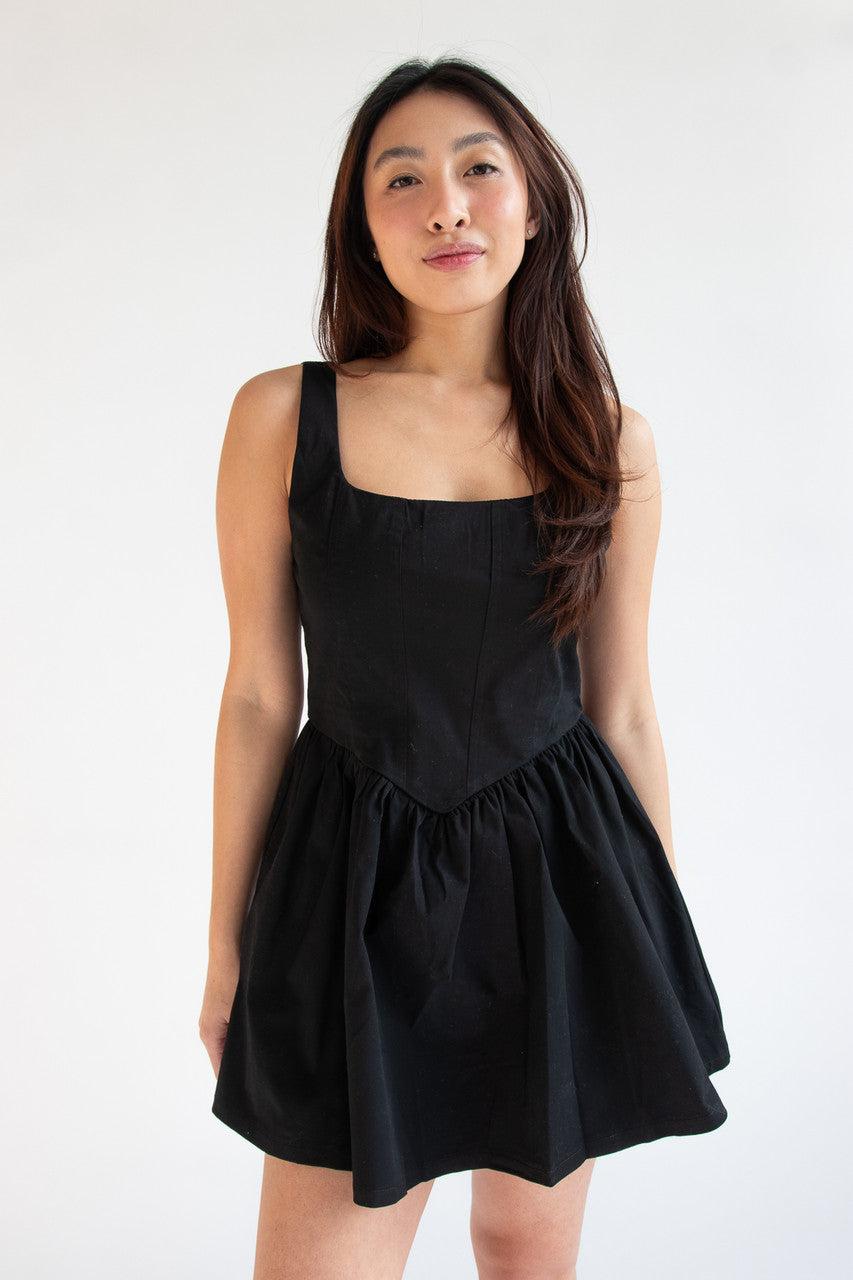 Fitted Bodice Mini Dress Product Image