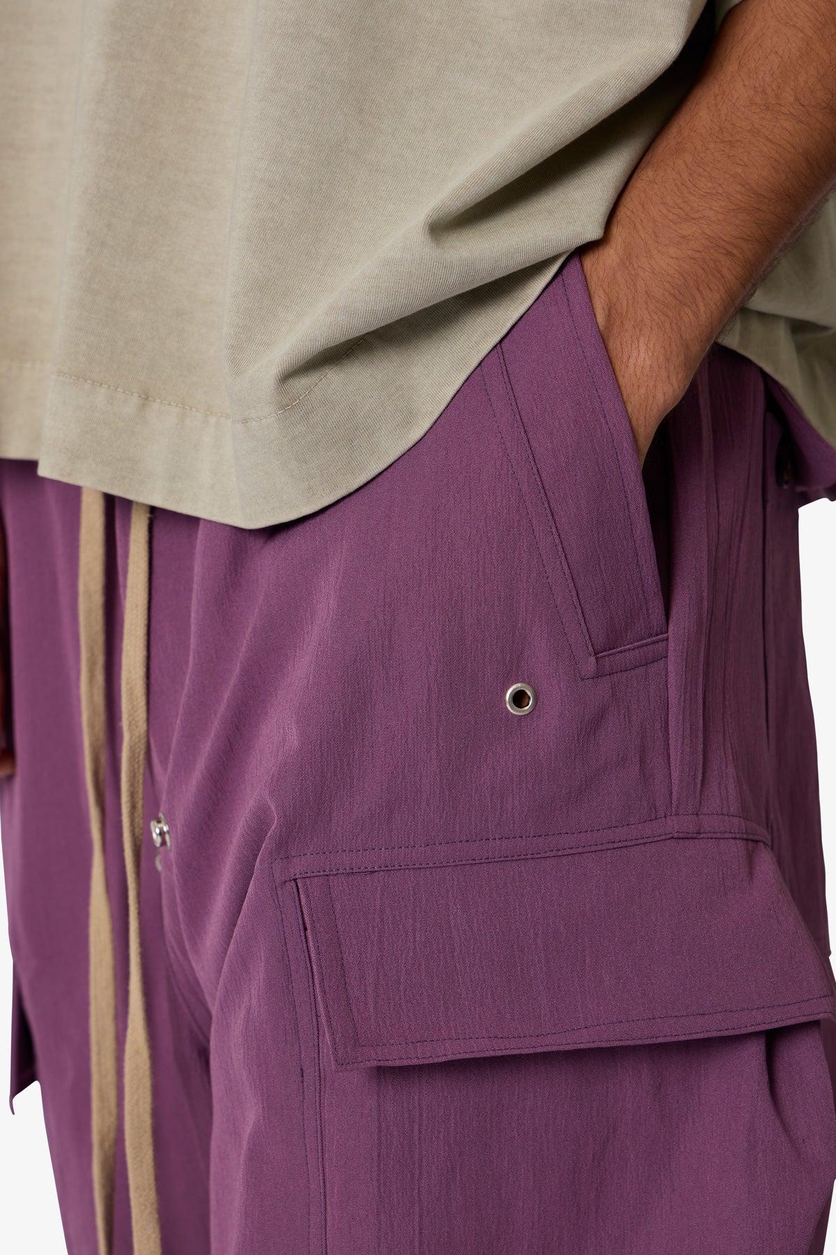 Rave Double Cargo Pants - Mauve Product Image