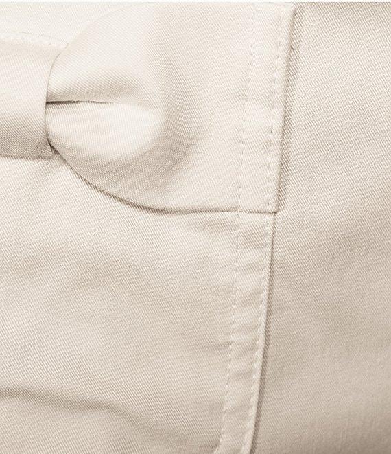 KARL LAGERFELD PARIS Bow Pocket Wide Leg Pants Product Image