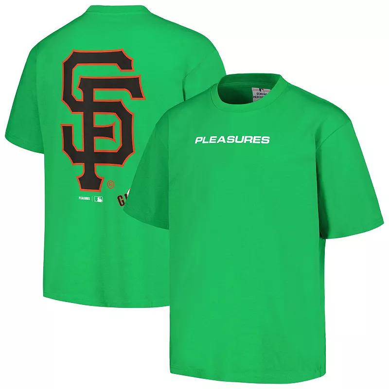 Men's PLEASURES Green San Francisco Giants Ballpark T-Shirt,  Product Image