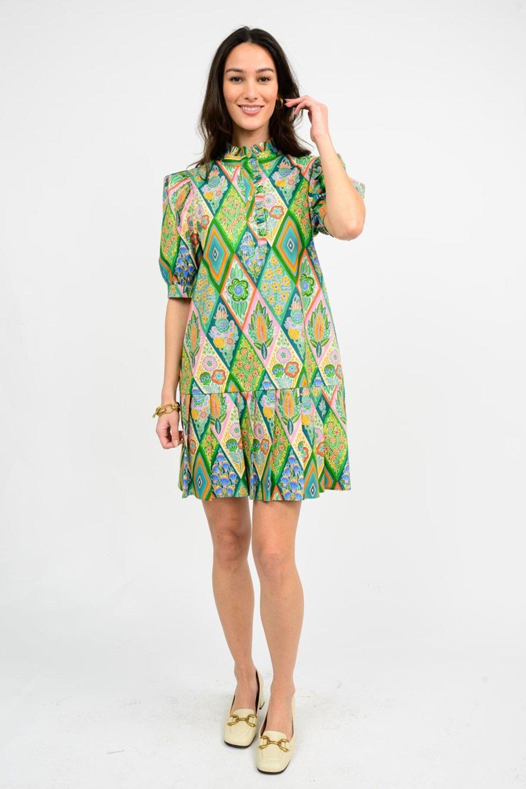 Pleated Hem Dress Product Image