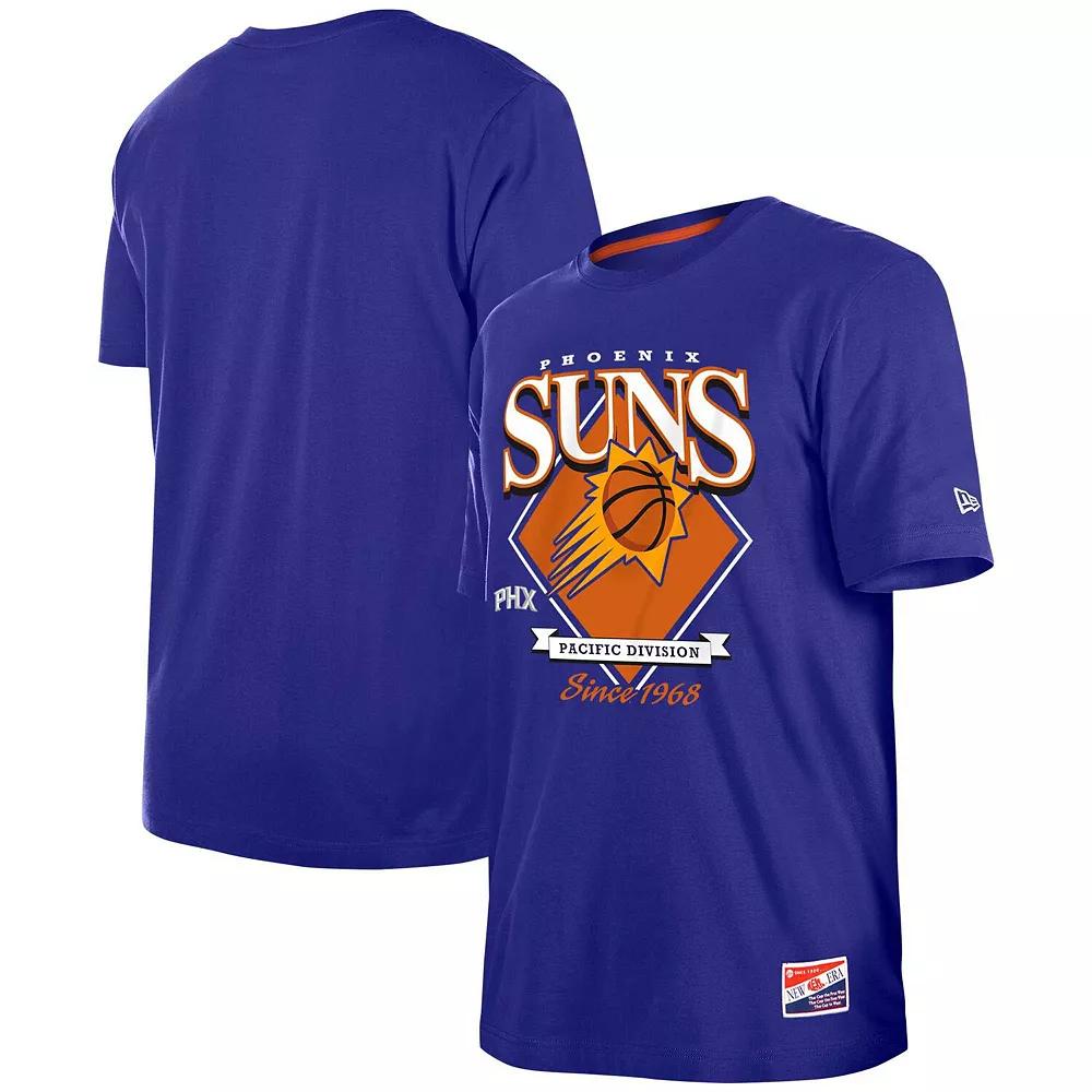 Men's New Era Purple Phoenix Suns Throwback T-Shirt,  Product Image