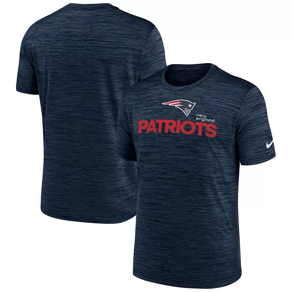 Men's Nike Navy New England Patriots Blitz Velocity Modern Performance T-Shirt, Size: 2XL, Blue Product Image