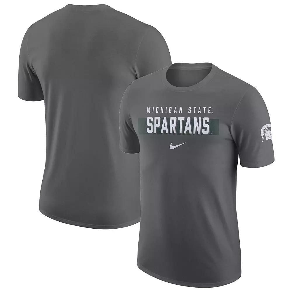 Men's Nike Gray Michigan State Spartans Campus Gametime T-Shirt,  Product Image