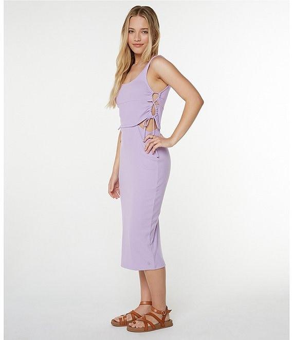 Roxy Surf Stoked Side Cutout Midi Dress Product Image