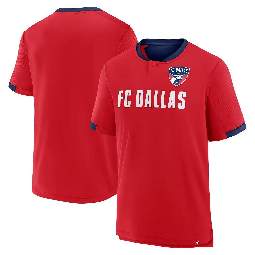 Men's Fanatics Red FC Dallas Stoppage Time Striker T-Shirt,  Product Image