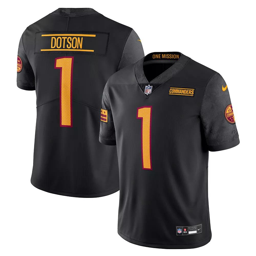 Men's Nike Jahan Dotson Black Washington Commanders Alternate Vapor Untouchable Limited Jersey, Size: 3XL, Wft Black Product Image