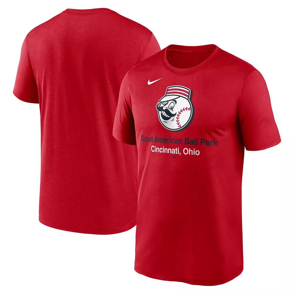 Men's Nike Red Cincinnati Reds Stadium Legend Performance T-Shirt,  Product Image