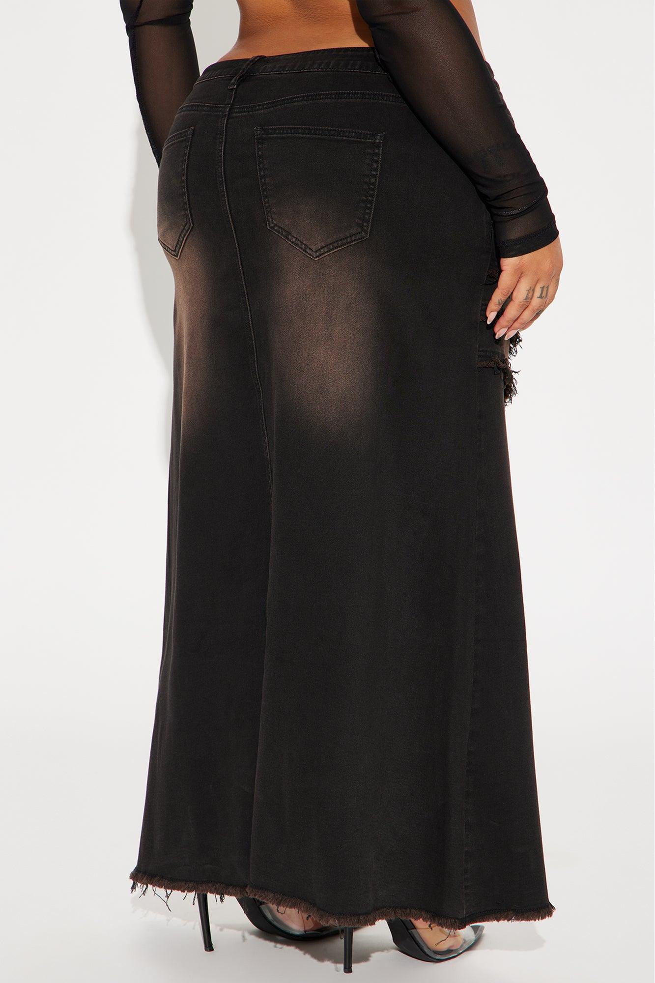 Free Spirit Maxi Skirt - Black Product Image