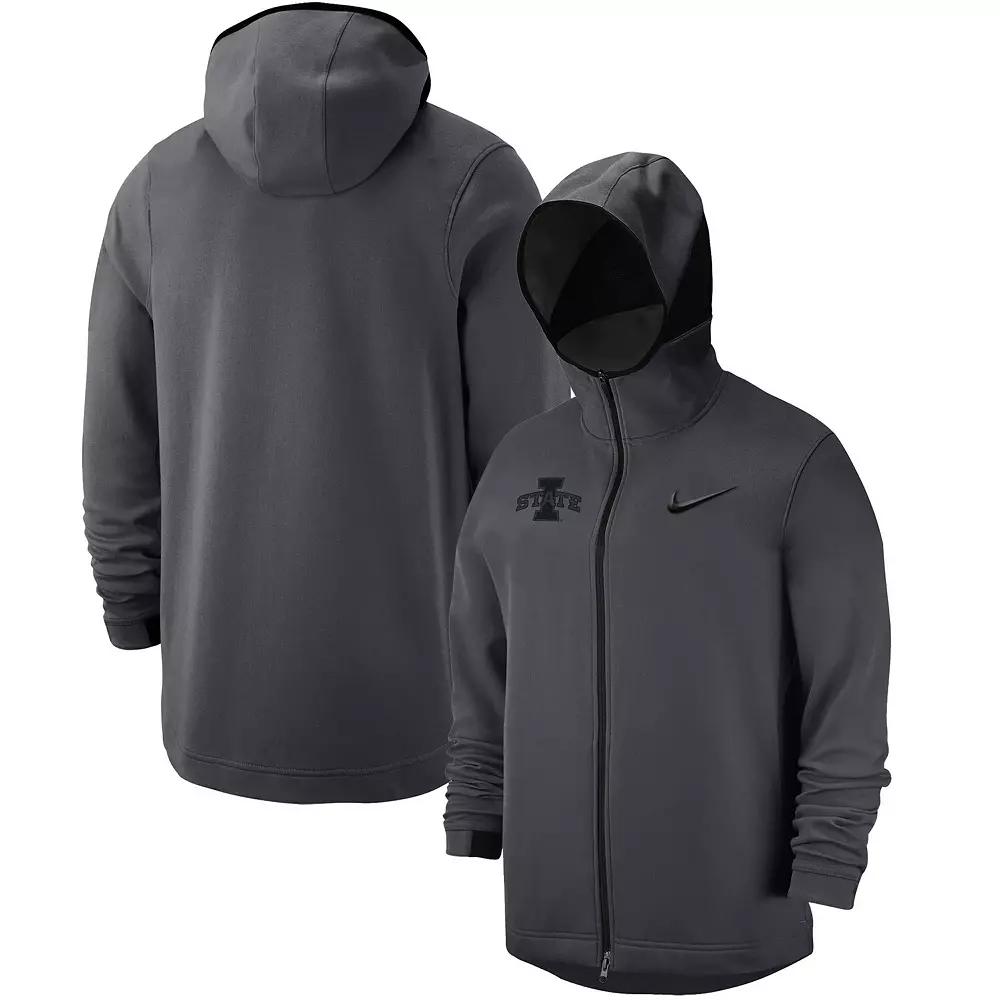 Men's Nike Anthracite Iowa State Cyclones Tonal Showtime Full-Zip Hoodie Jacket,  Product Image