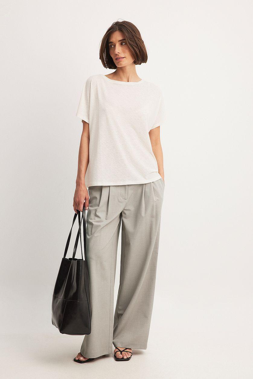 Sheer Kimono Sleeve T-shirt Offwhite Product Image