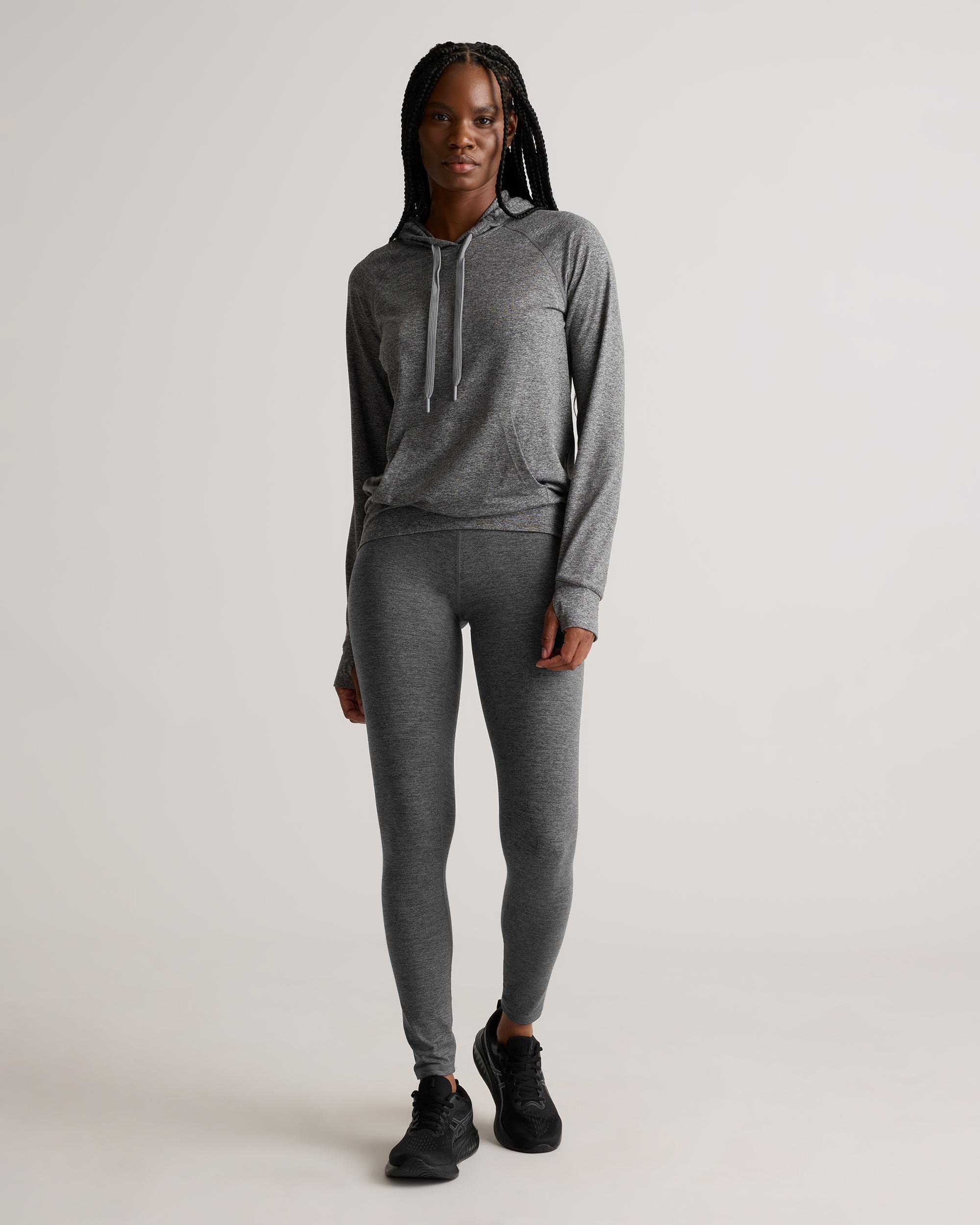 Quince | Women's Super Soft Performance Pullover Hoodie Flowknit Activewear, Recycled Polyester Product Image
