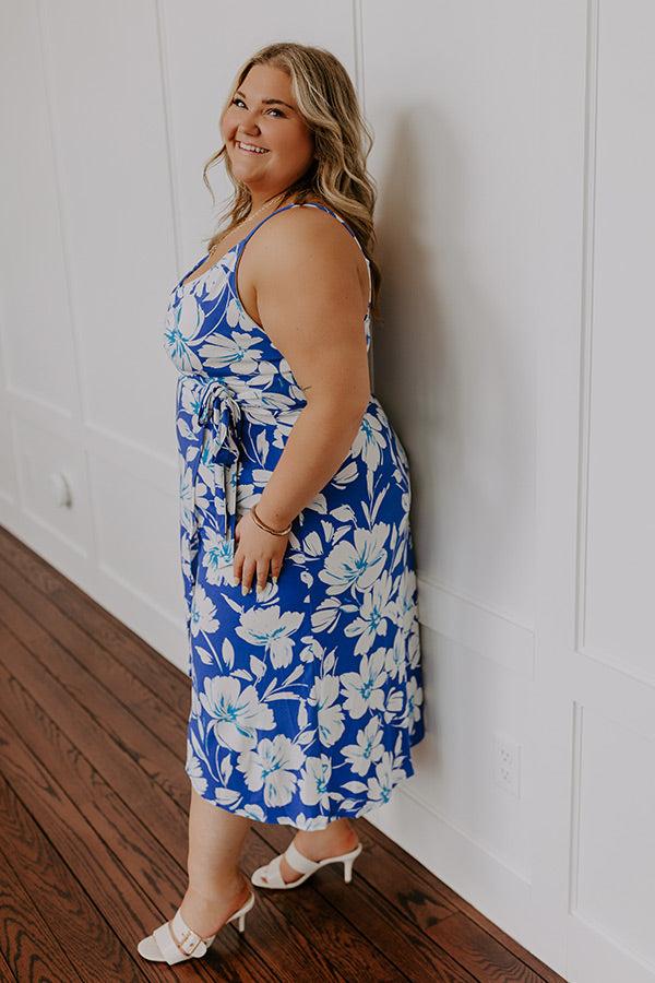 Vacay To Paradise Floral Midi Curves Product Image
