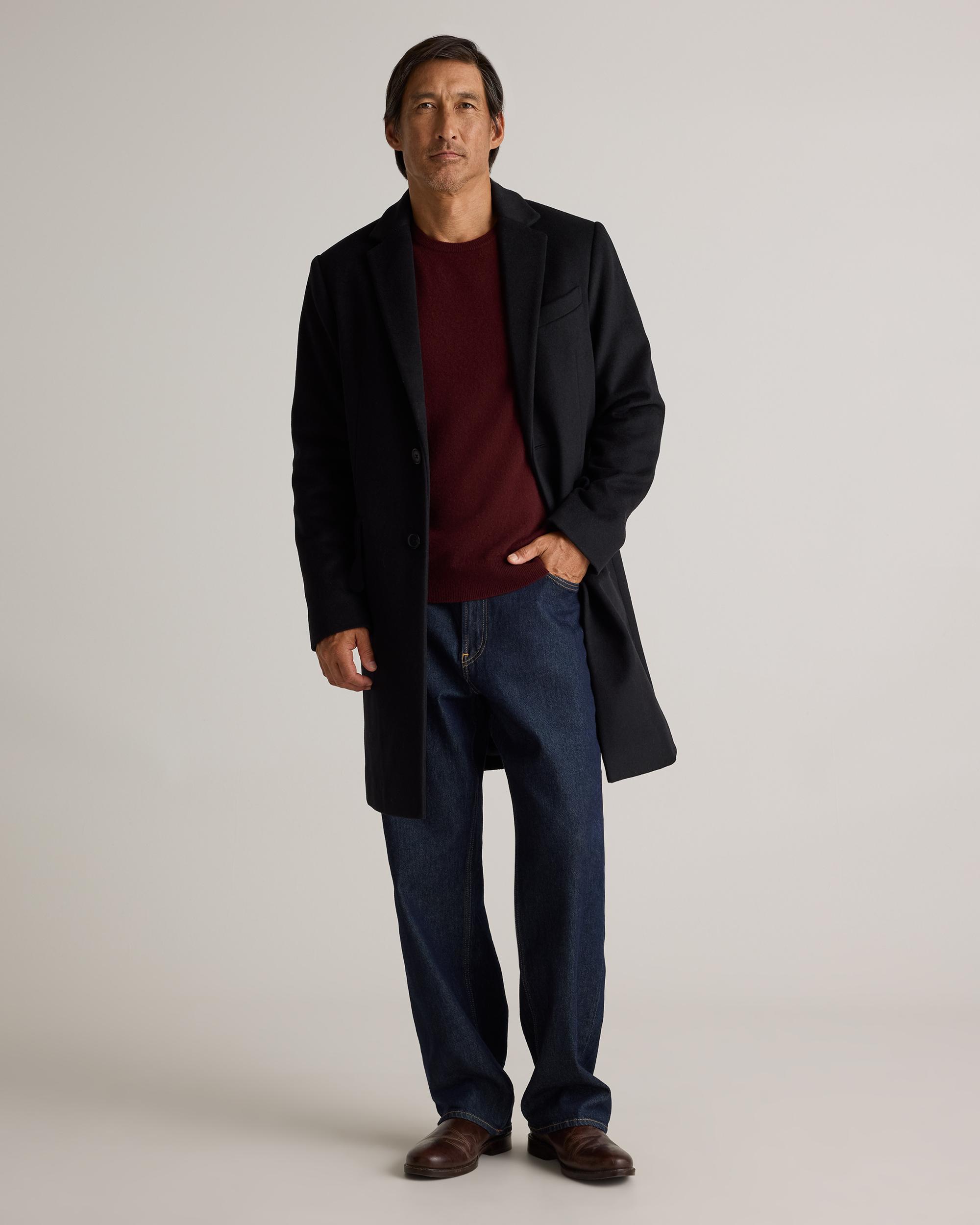 Quince | Men's Italian Wool Overcoat Wool/Nylon Product Image