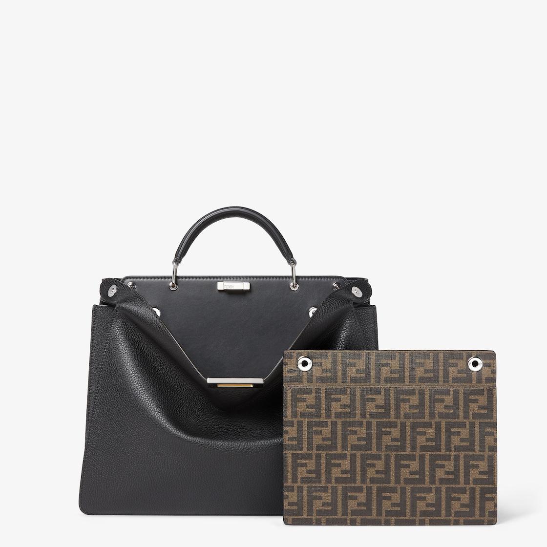 Peekaboo ISeeU MediumBlack leather bag Product Image