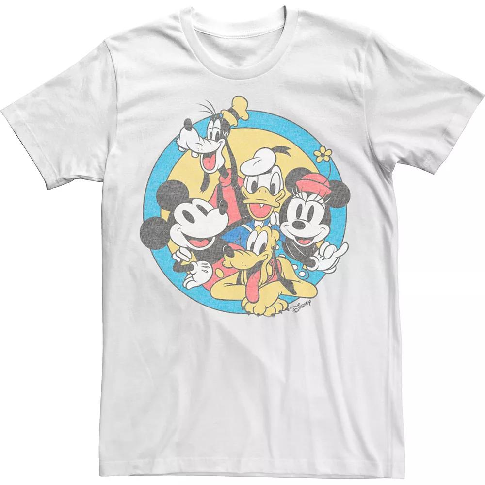 Disney's Mickey & Friends Retro Group Shot Men's Tee,  Product Image