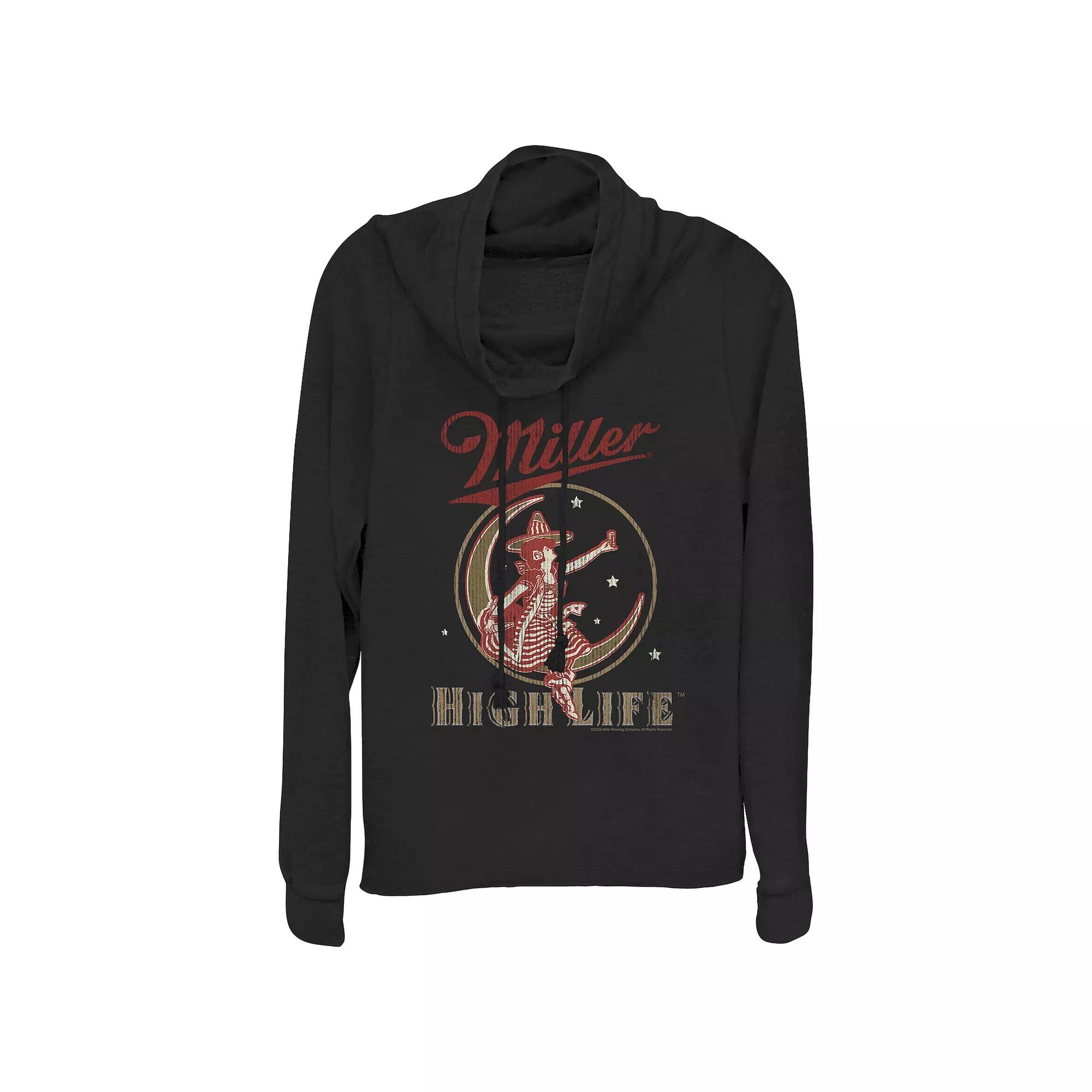 Women's DC Women Mom Of The Year Cowlneck Graphic Lightweight Long Sleeve,  Product Image