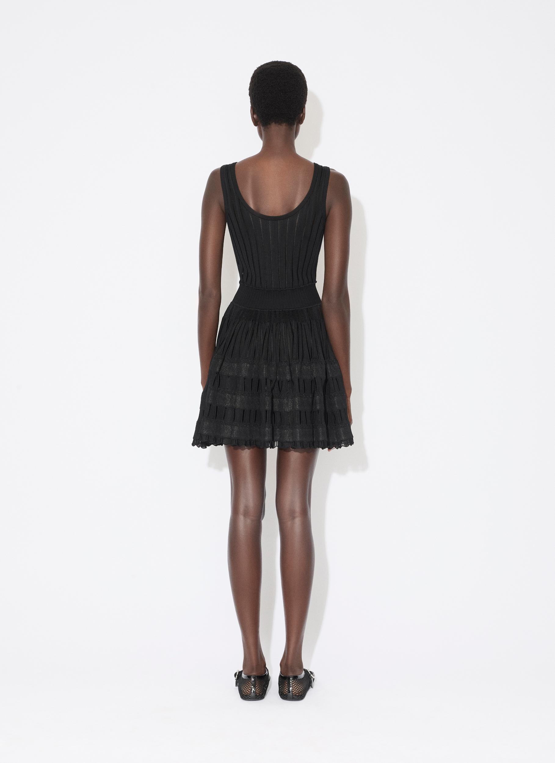 BLACK Shiny crinoline dress Product Image